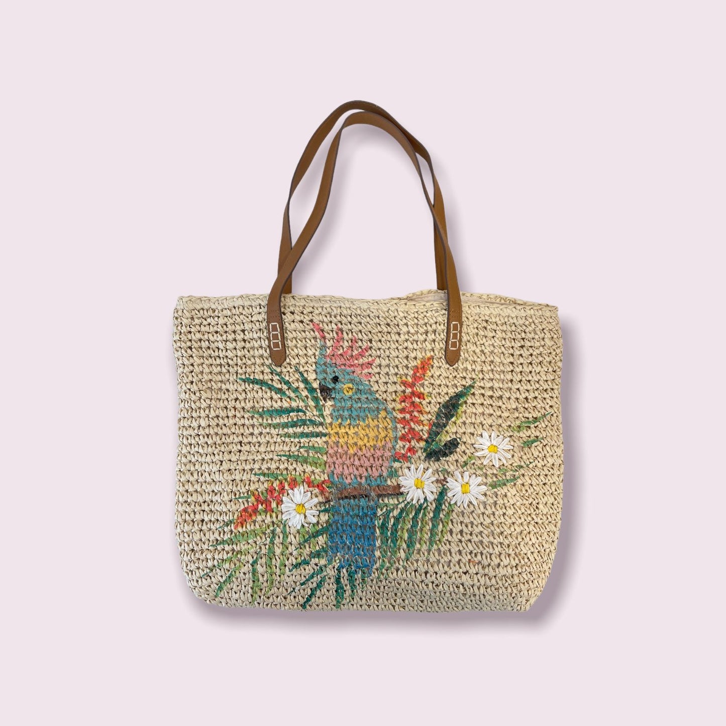 USADO - Cartera de paja International Concepts - SOLO QUEDA 1 UNIDAD