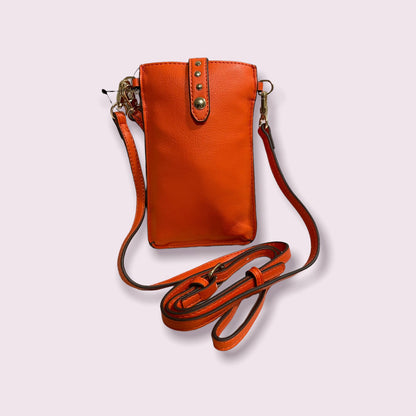 NUEVO - Billetera naranja de International Concepts - SOLO QUEDA 1 UNIDAD