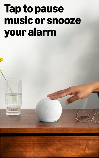 Amazon Echo Dot (modelo más nuevo) Altavoz con sonido vibrante, diseñado para Alexa+, ideal para dormitorios, comedores y oficinas, color carbón