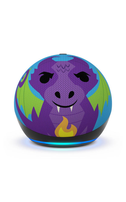 Amazon Echo Dot Kids (modelo más nuevo) Diseñado para niños, Diseñado para Alexa+, controles parentales, Incluye 1 año de Amazon Kids+, Búho